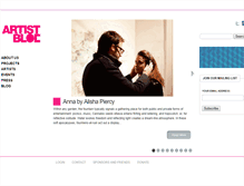 Tablet Screenshot of new.artistbloc.com
